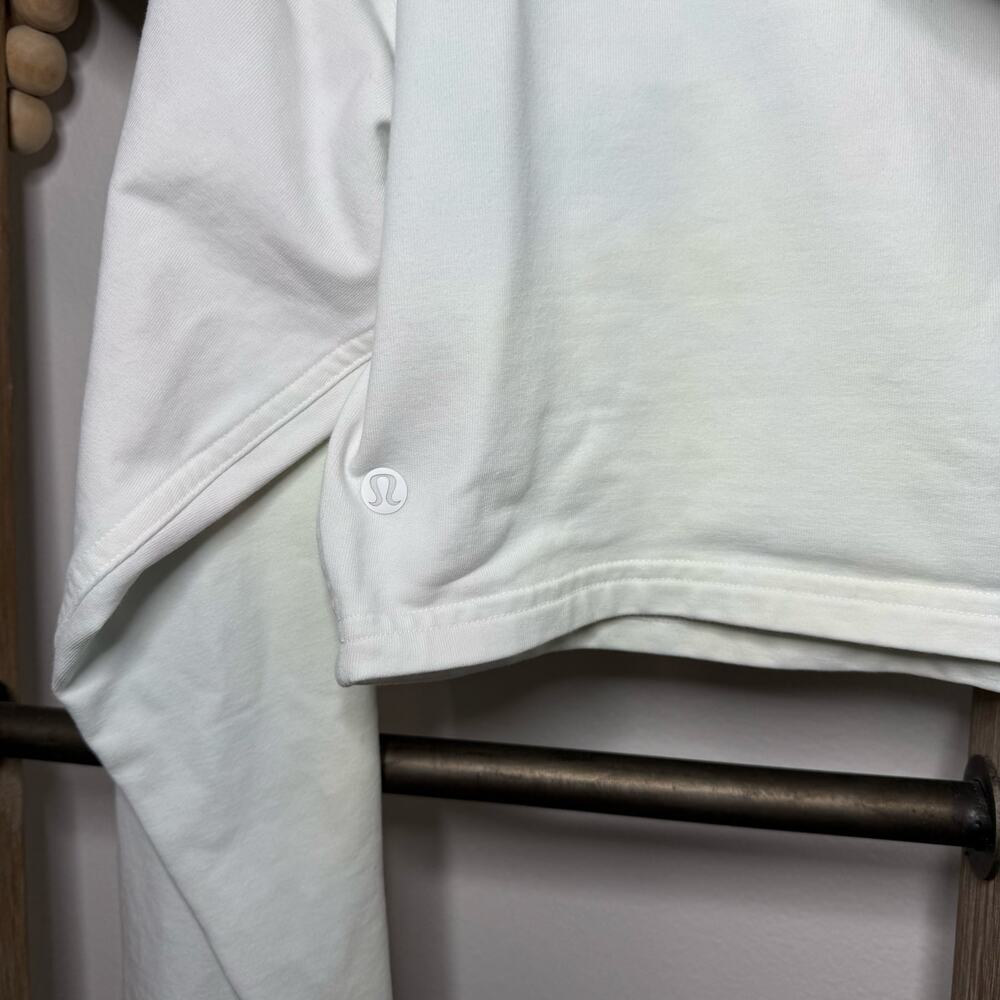 Lululemon Cropped Hoodie Sweatshirt Size 10 Stain‎ - Picture 6 of 9